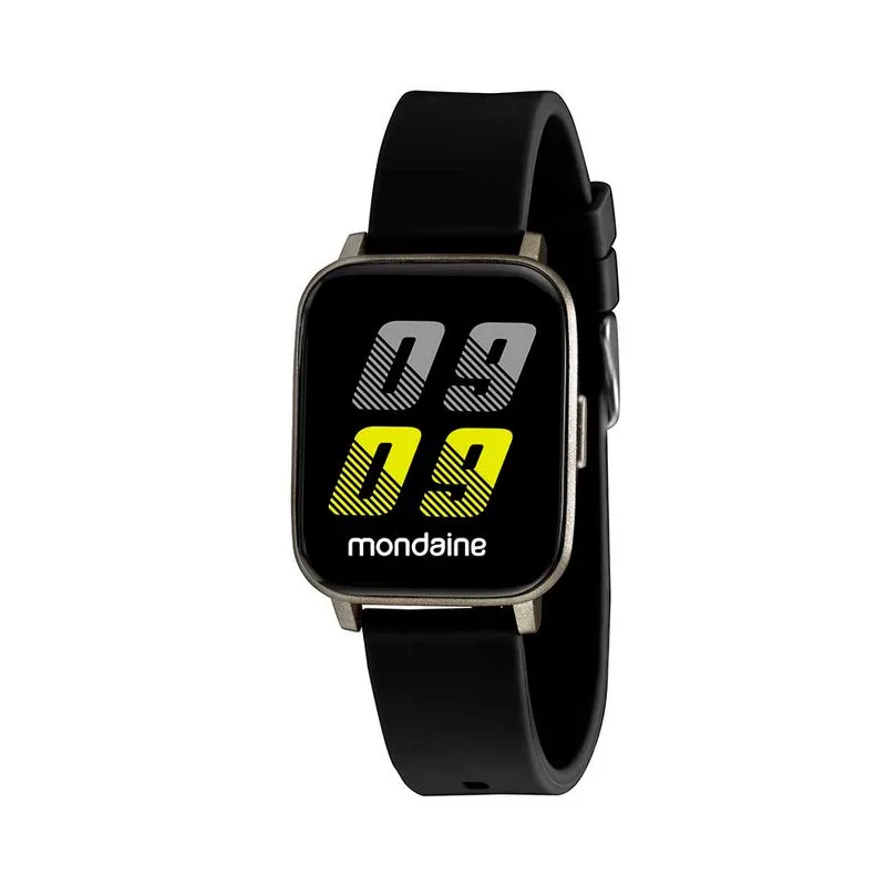 Relógio Smartwatch Full Touch Silicone Preto