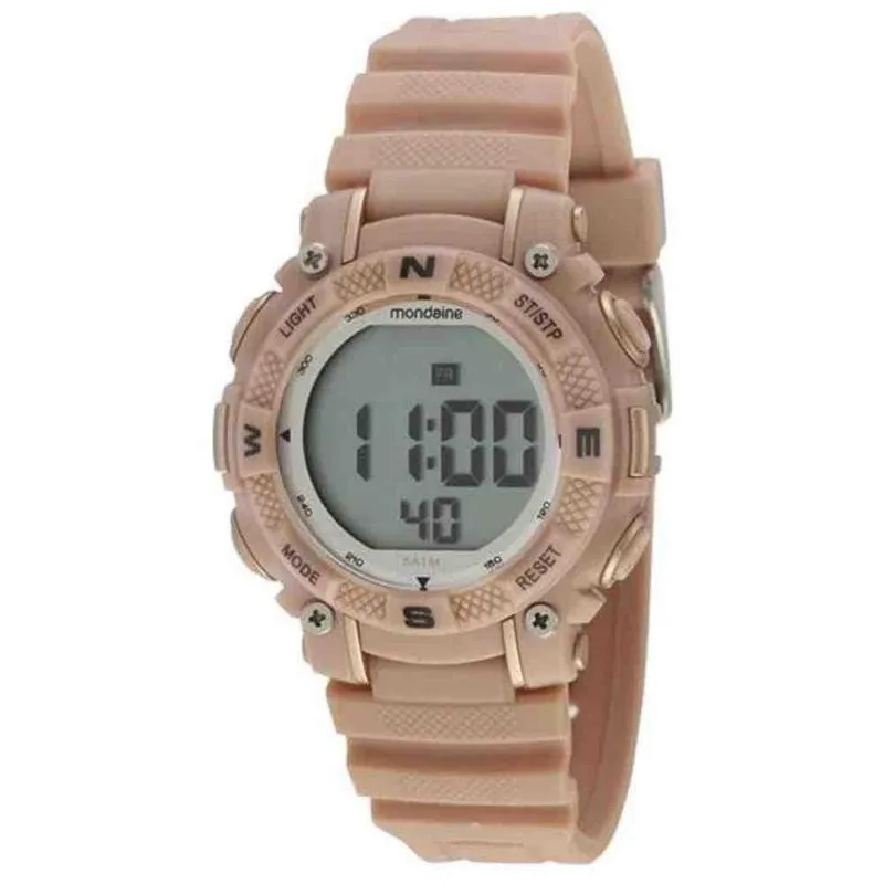 Relogio De Pulso Digital Feminino Mondaine 85017L0Mvnp3