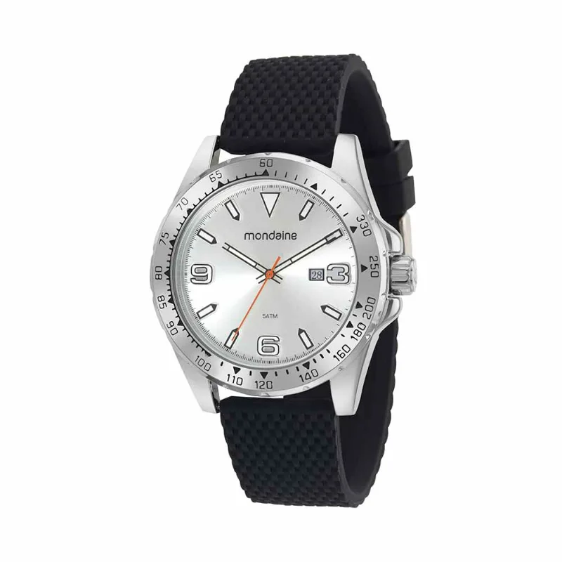 Relógio Masculino Esportivo Silicone Preto