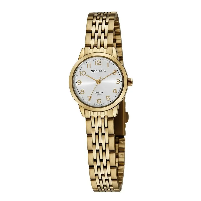 Relógio De Pulso Feminino Dou 77134lpsvda1 - Seculus