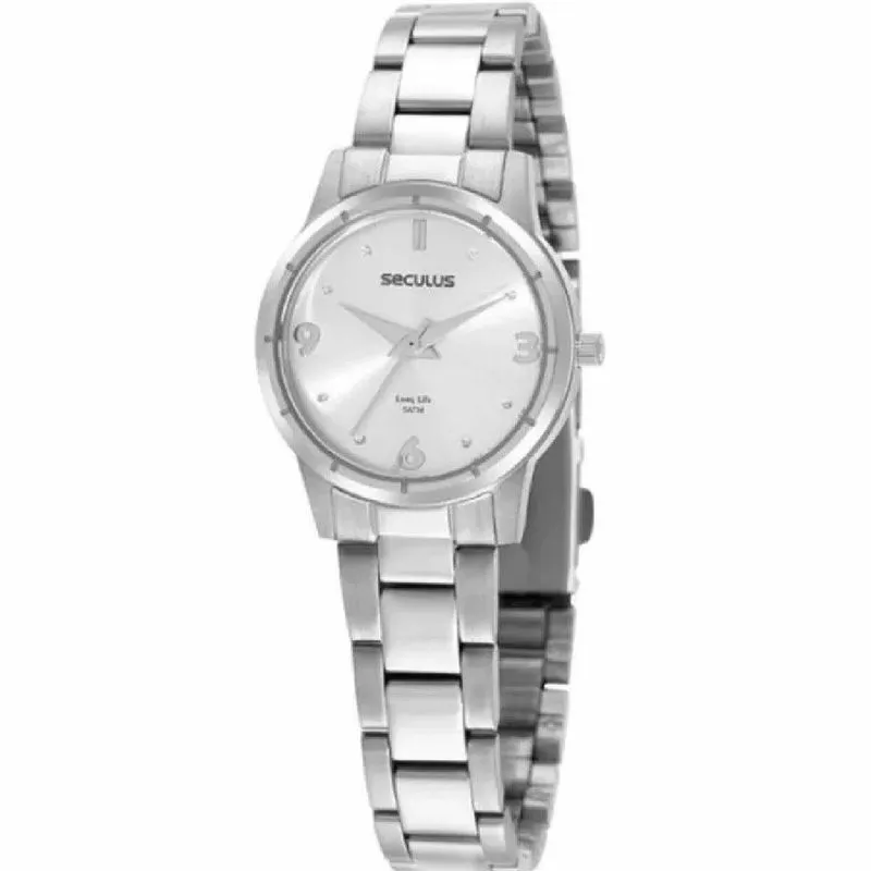 Relógio Seculus Feminino Dourado 44087LPSVDA1