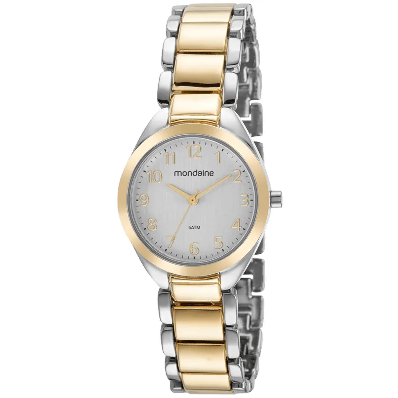 Relógio Feminino Casual Bicolor