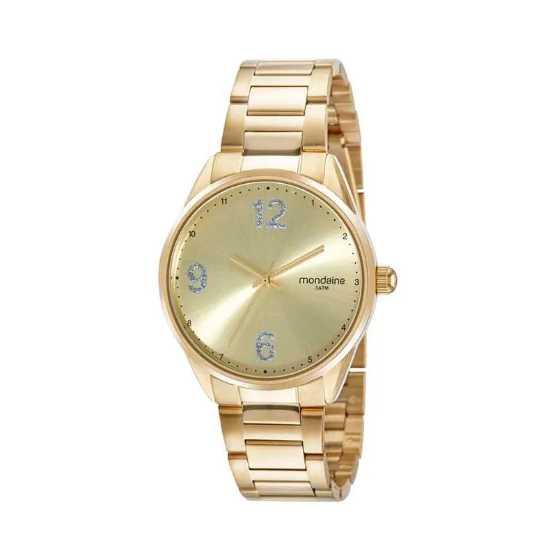 Relógio Feminino Moda Dourado