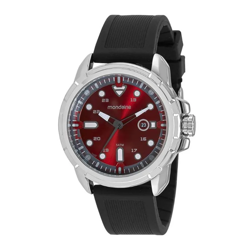 Relogio Mondaine Masculino Ref:99634g0mvni2 Esportivo Prateado