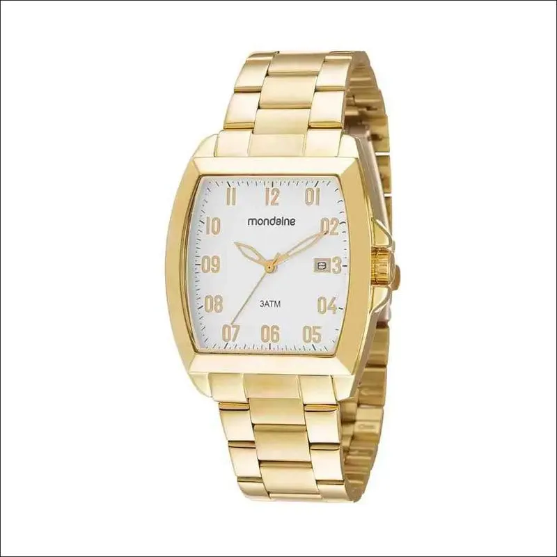 Relógio Masculino Analógico Mondaine 83497GPMVDE1 Dourado RELOGIO MONDAINE MASC 83497GPMVDE1