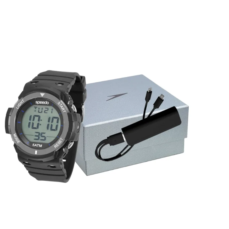 Relógio Speedo Digital Masculino 81119G0EKNP3K1