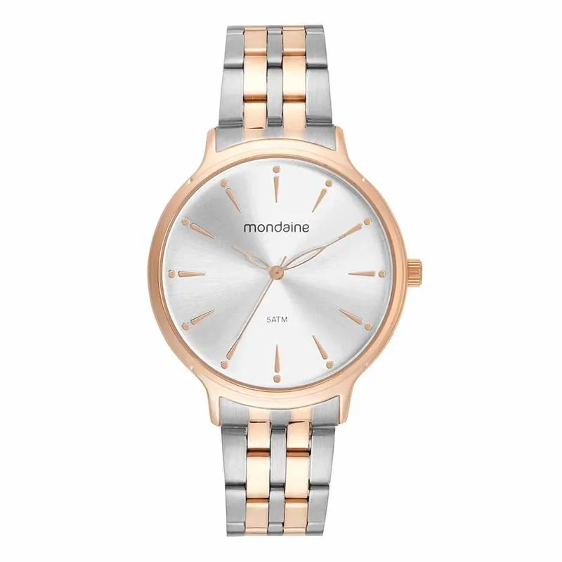 Relógio Feminino Minimalista Bicolor