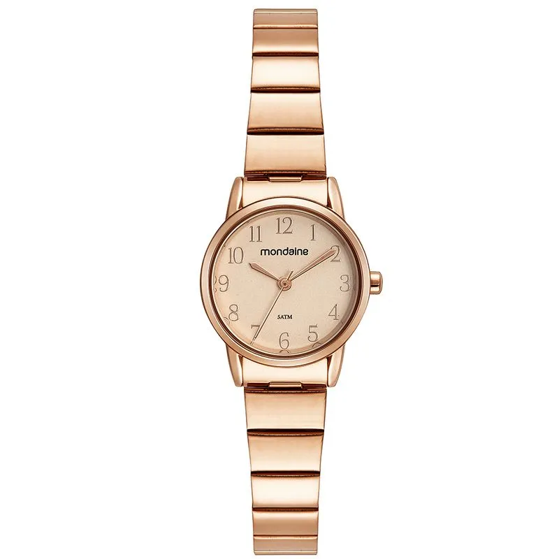 Relógio Feminino Bracelete Rose Gold