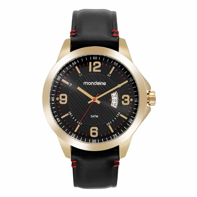 Relógio Masculino Casual Dourado