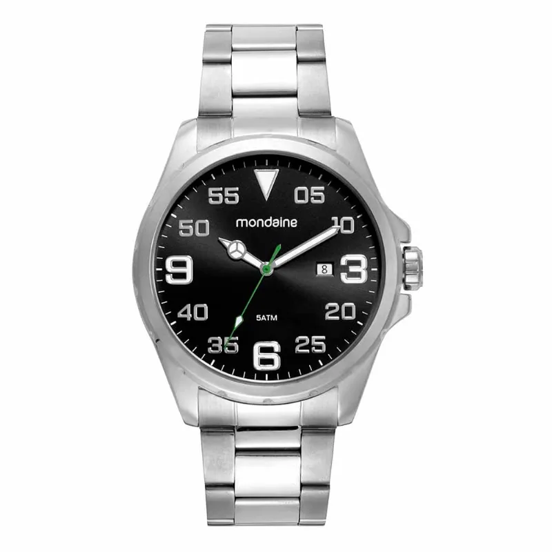 Relógio Masculino Casual Prata