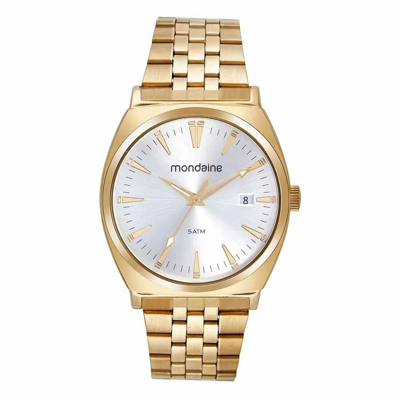 Relógio Masculino Vintage Dourado