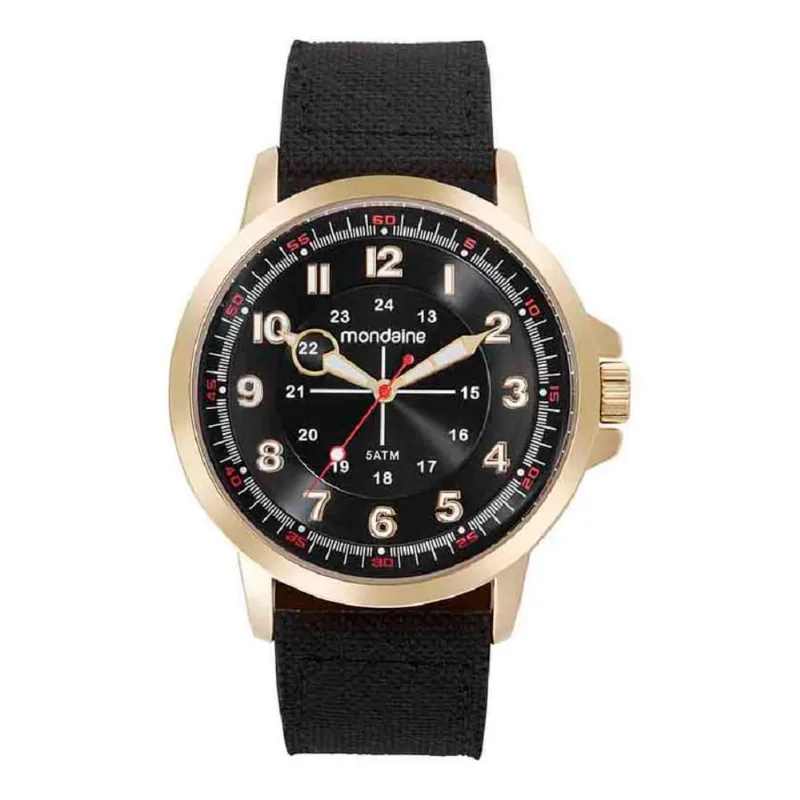 Relógio Masculino Nylon Preto