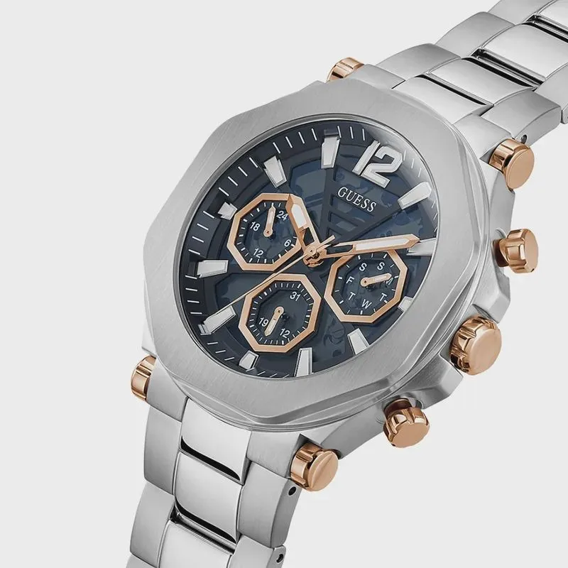 Relógio guess prata analógico masculino GW0539G1