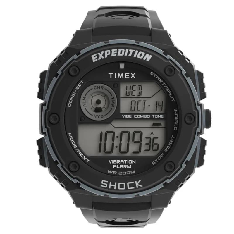 Relógio Digital Expedition® Vibe Shock Preto