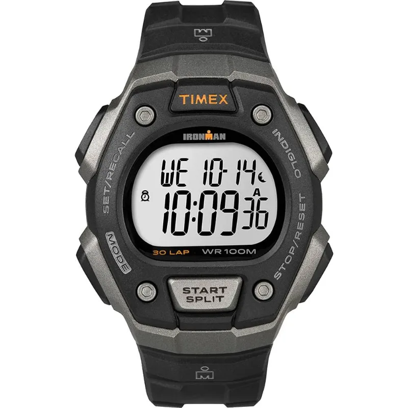 Relógio Timex Masculino Ironman Digital Grey/Orange