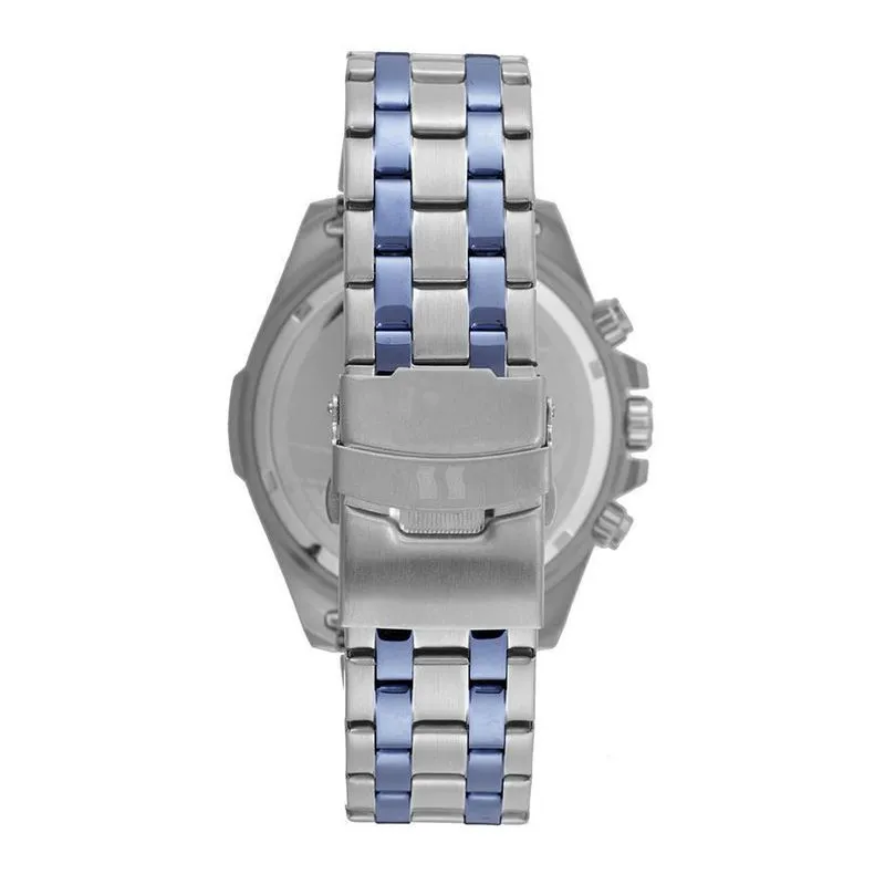 Seculus 77162gpsvoa1 Masculino Aço Azul 48mm