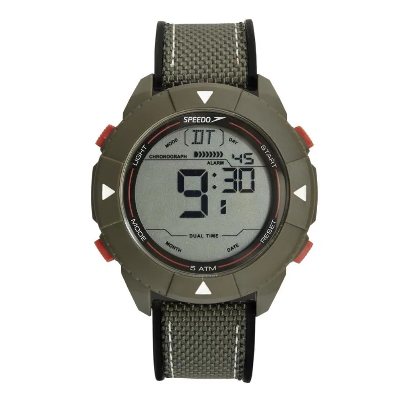 Relógio Speedo Masculino Esportivo Digital Verde