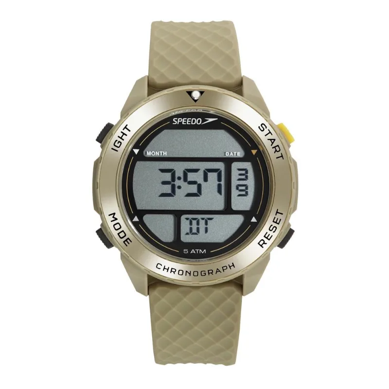Relógio Speedo Masculino Esportivo Digital Cáqui