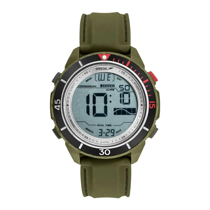 Relógio Speedo Masculino Esportivo Digital Verde