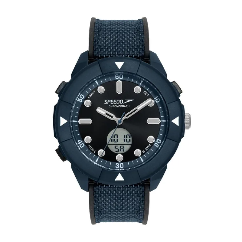 Relógio Speedo Masculino Esportivo Anadigi Azul