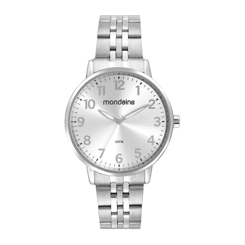 Relógio Feminino Casual Prata