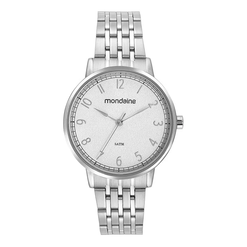 Relógio Feminino Casual Prata