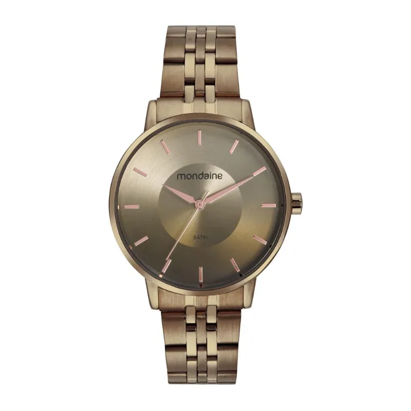 Relogio Mondaine Feminino Ref: 32682lpmvme7 Casual Chocolate