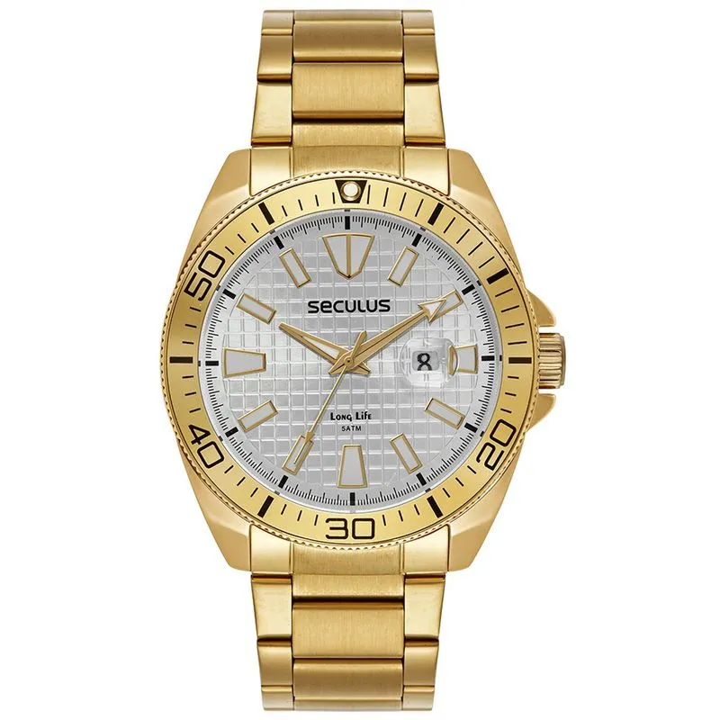 Relogio De Pulso Masculino 77258gpsvda2 - Seculus