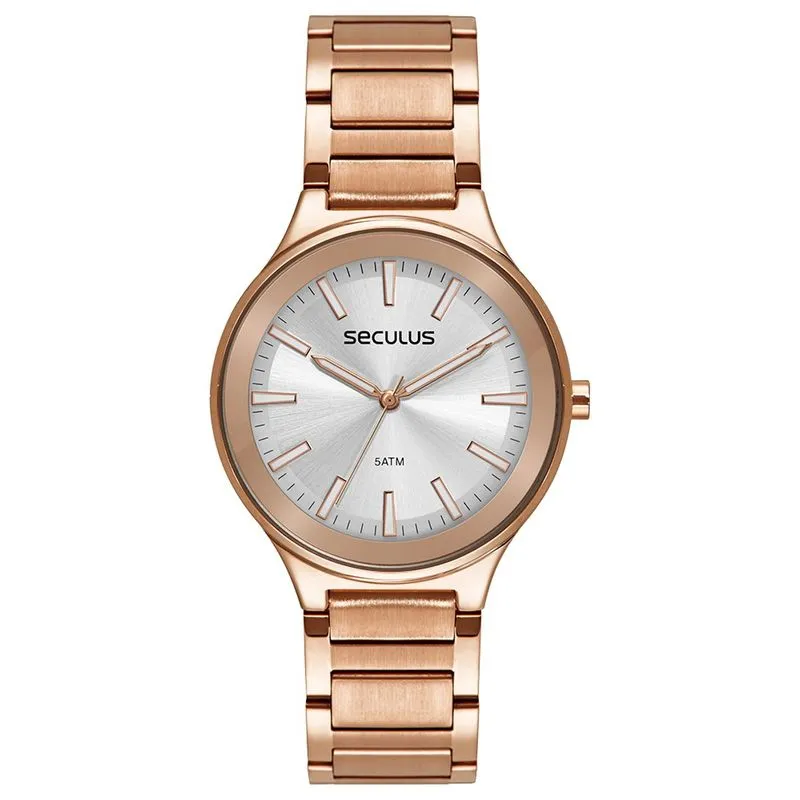 Relogio De Pulso Feminino Rose 77265lpsvrs2 - Seculus