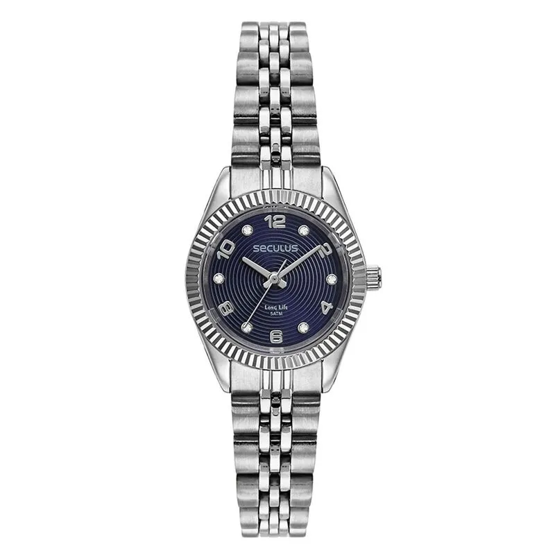 Relogio De Pulso Feminino Prata 77256l0svna2 - Seculus