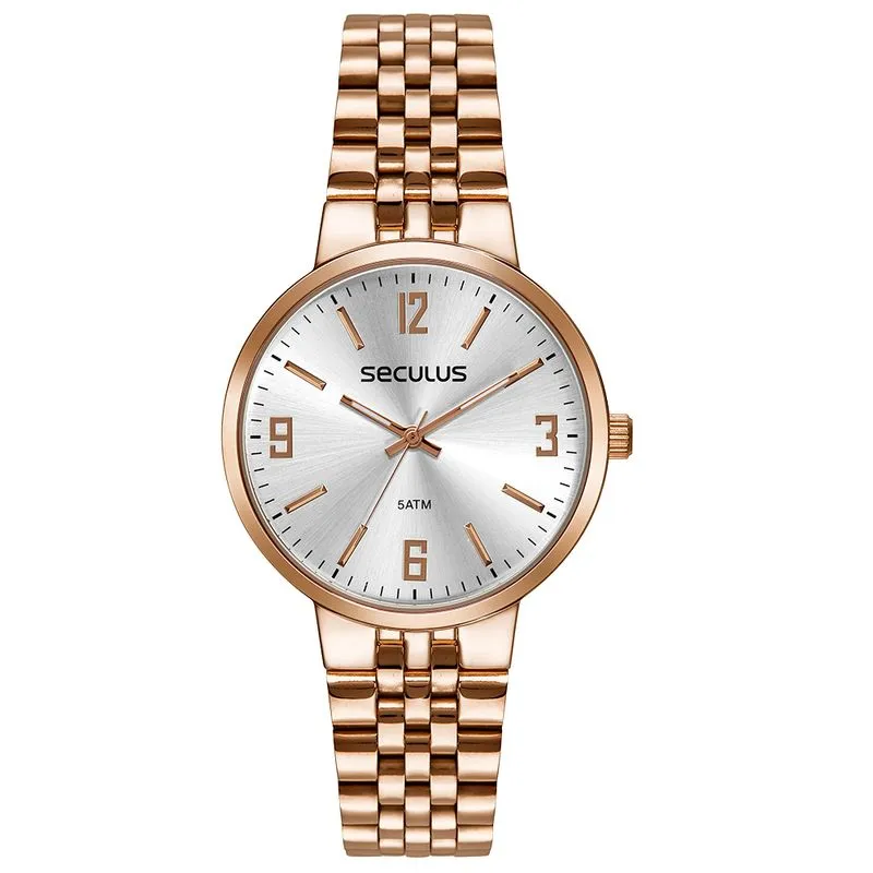 Relógio Feminino Casual Rosé
