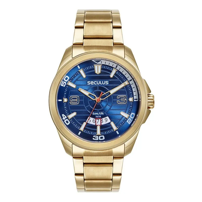 Relogio De Pulso Masculino 77240gpsvda2 - Seculus