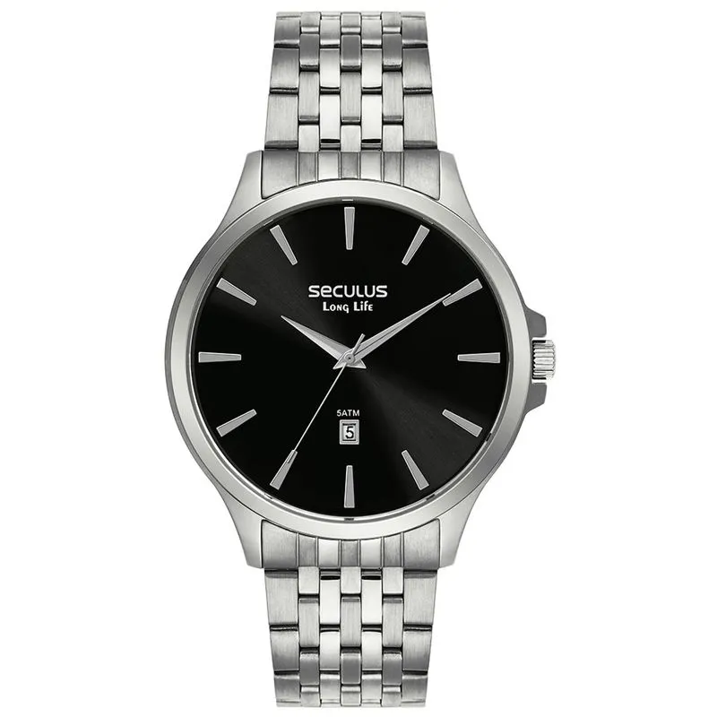 Relogio De Pulso Masculino 44214g0svna1 Prata - Seculus
