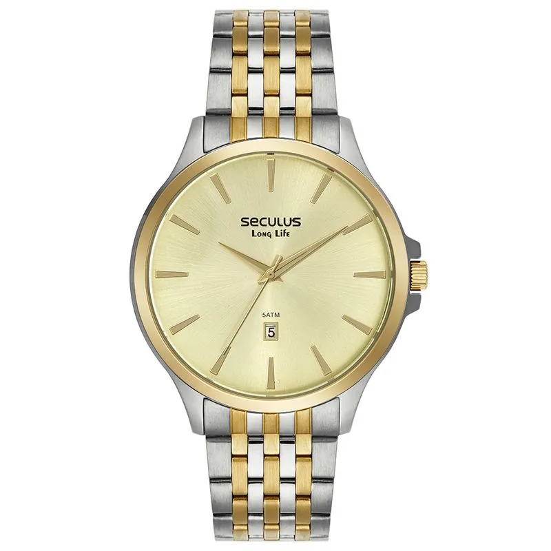 Relogio De Pulso Masculino 44214gpsvba4 - Seculus