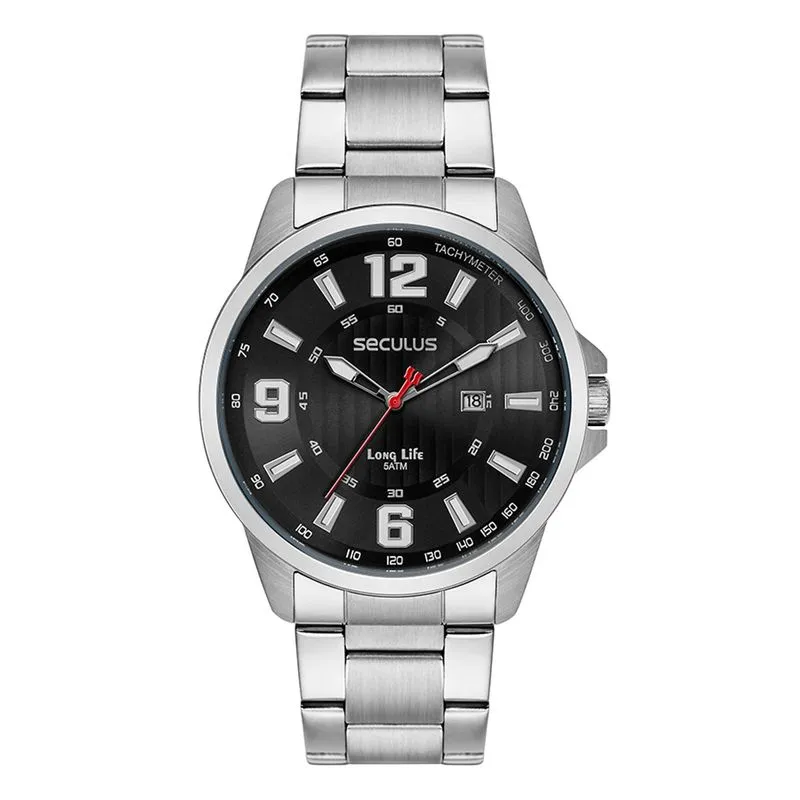 Relogio De Pulso Masculino Prata 44219g0svna3 - Seculus