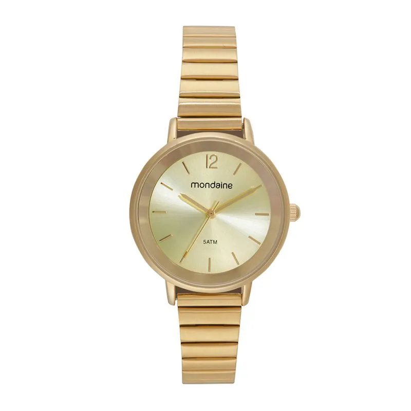 Relógio Feminino Bracelete Dourado Minimalista Relógio Feminino Bracelete Dourado