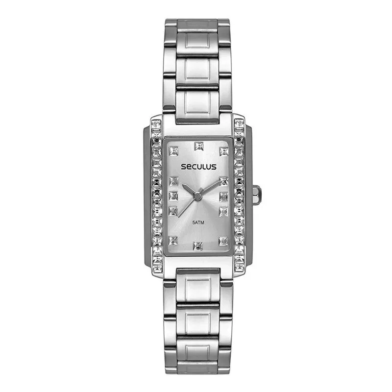 Relogio De Pulso Feminino Prata 23723l0svns3 - Seculus