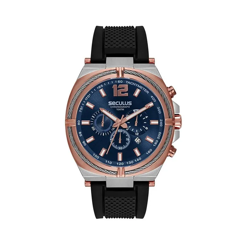Relogio De Pulso Masculino 44252gpsvgu3 - Seculus