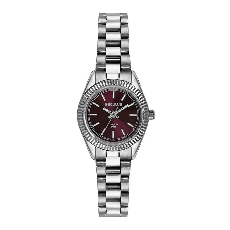 Relogio De Pulso Feminino Prata 77286l0svna3 - Seculus