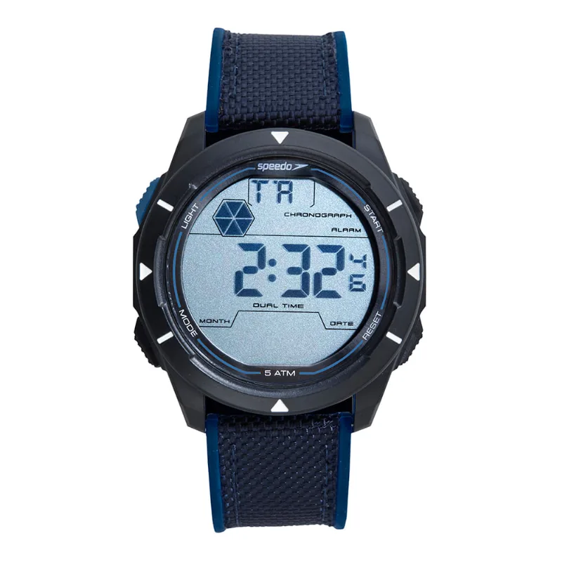Relógio Masculino Speedo Anadigi Azul Minimalista