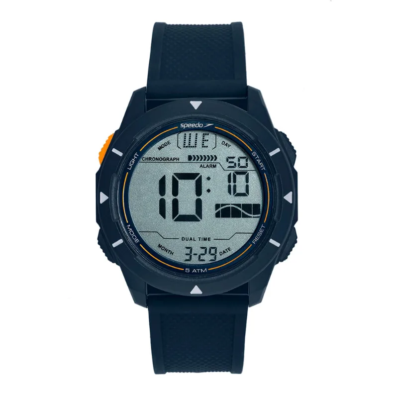 Relógio Masculino Speedo Digital Azul Silicone