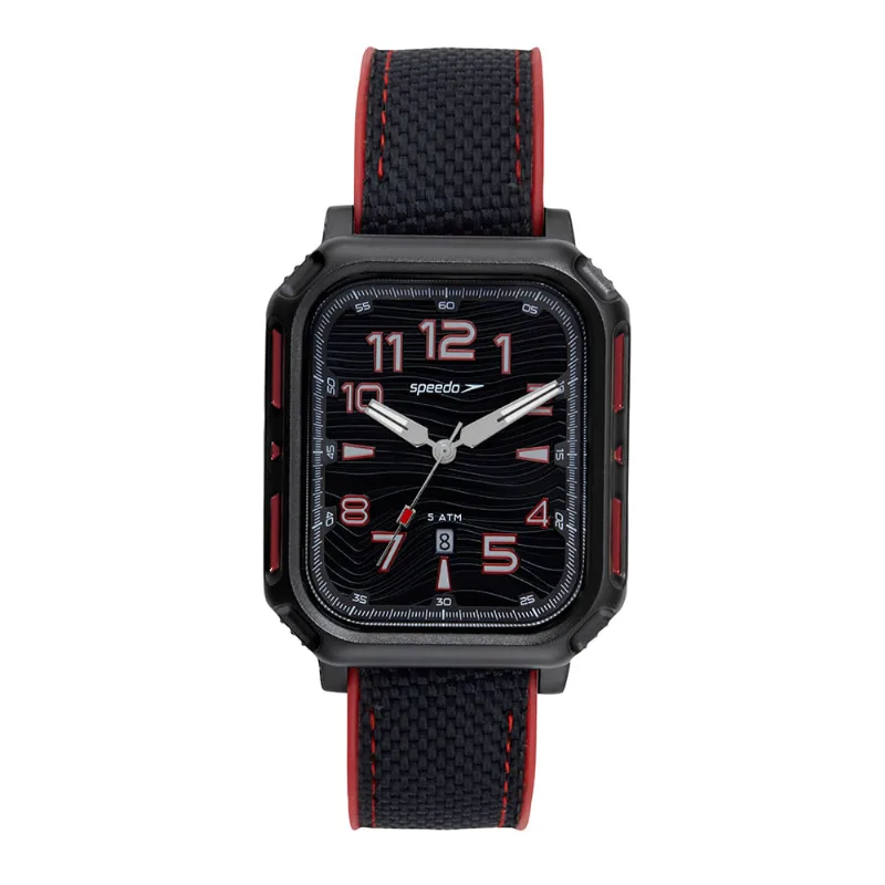 Relógio Masculino Speedo Preto Quadrado