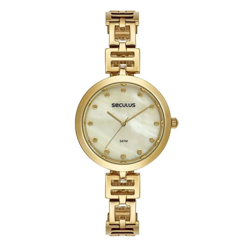 Relogio De Pulso Feminino Prata 77296lpsvdb1 - Seculus