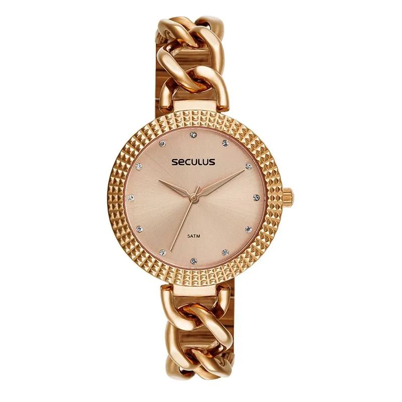 Relogio De Pulso Feminino Rose 44257lpsvrb2 - Seculus