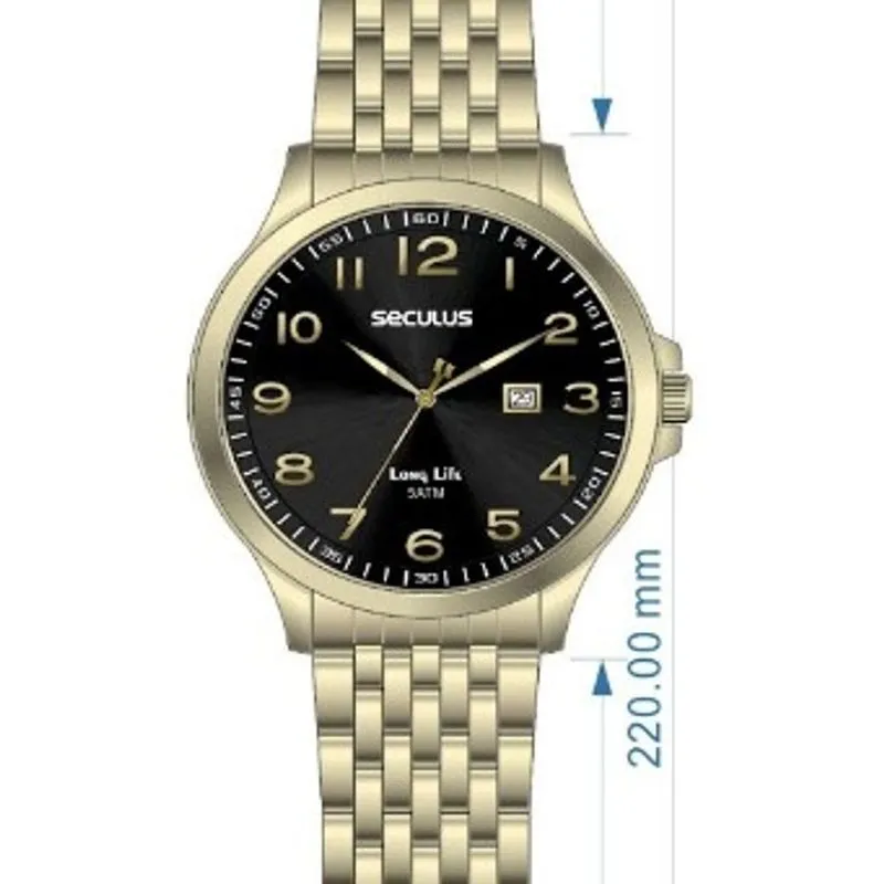 Relogio De Pulso Masculino 44215gpsvda4 - Seculus
