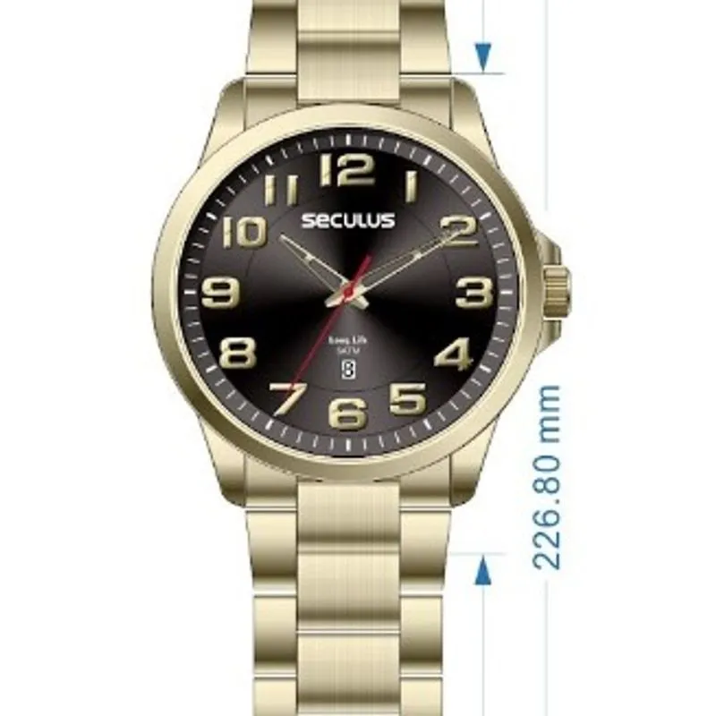 Relogio De Pulso Masculino 44216gpsvda4 - Seculus