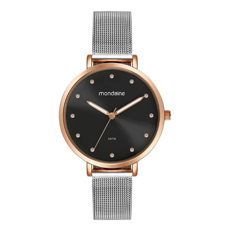 Relogio Mondaine Feminino Ref: 32847lpmvge2 Casual Mesh Bicolor