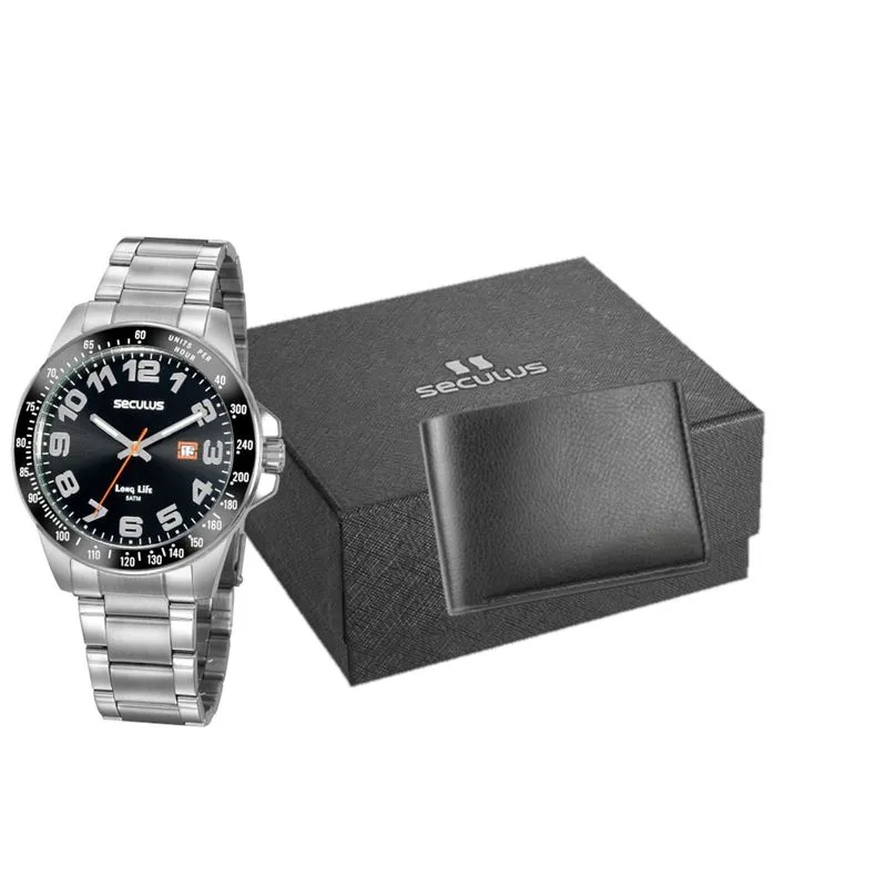 Relogio De Pulso Masculino 20928g0svna2k2 Prata - Seculus
