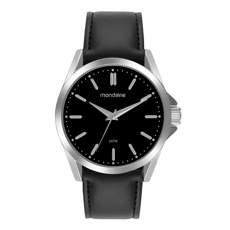 Relógio Masculino Casual Prata