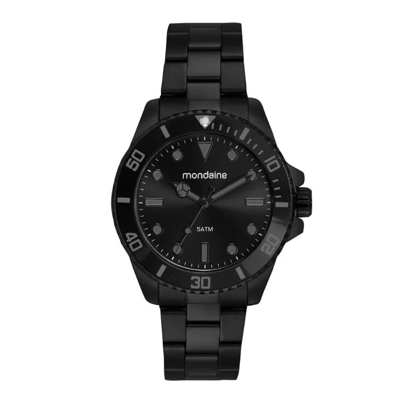 Relogio Mondaine Masculino Ref: 32549gpmvpe9 Casual Black